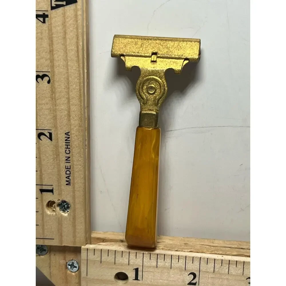 Vintage Schick Injector Safety Razor Bakelite Handle Collectible Shaving Tool